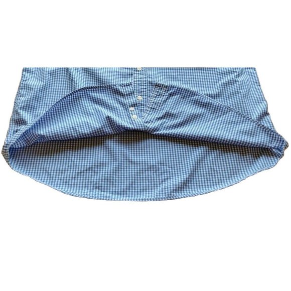 Chaps Shirt Mens XL Button Down Short Sleeve Checkered Coastal Summer - Picture 11 of 16